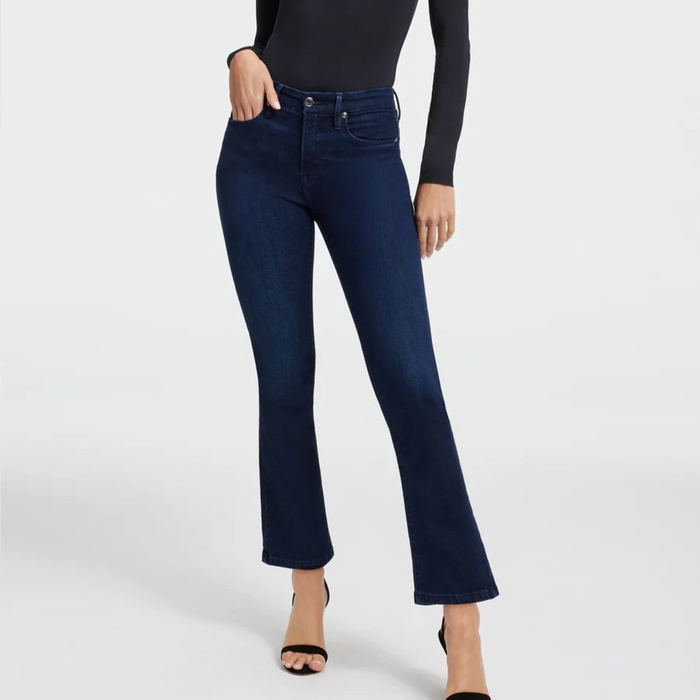 Good American Good Legs Straight Jeans